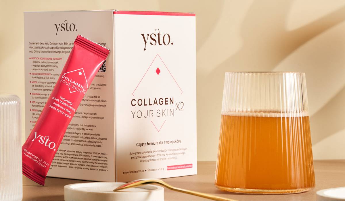 Szklanka kolagenu na skórę Ysto
